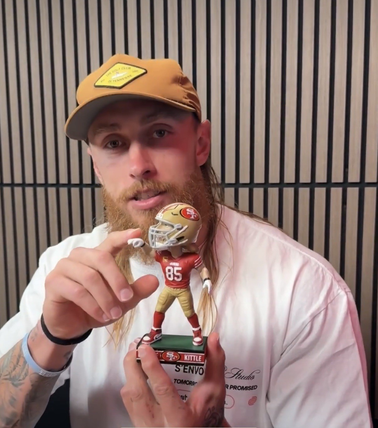 San Francisco 49ers George Kittle 10 Year Club Bobblehead SF SGA 9/27/26