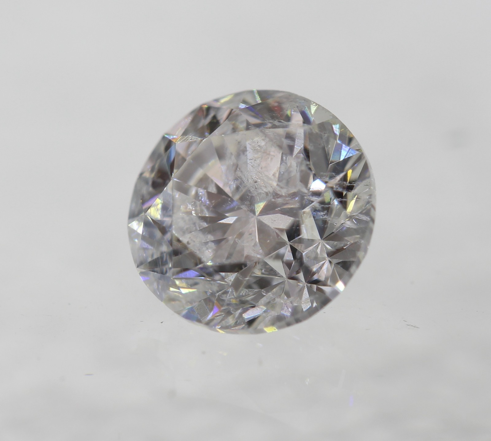 0.14 Carat H SI2 Round Brilliant Natural Enhanced EARTH MINED Diamond 3.35mm