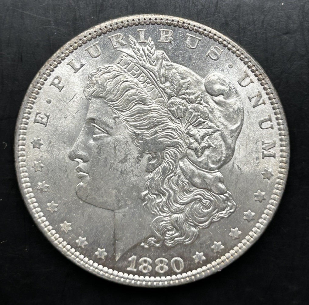 1880 $1 Morgan Silver Dollar BU - 25350 1880 $1 Morgan Silver Dollar BU - 25350