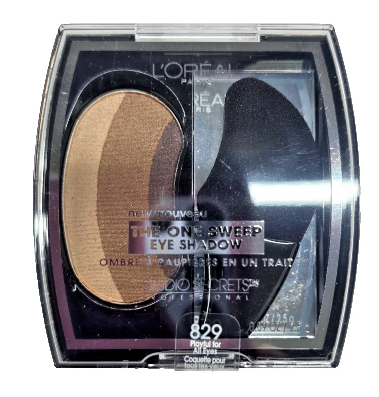 NEW L'Oréal THE ONE SWEEP Eye Shadow Trio- 829 Playful for All Eyes NEW L'Oréal THE ONE SWEEP Eye Shadow Trio- 829 Playful for All Eyes