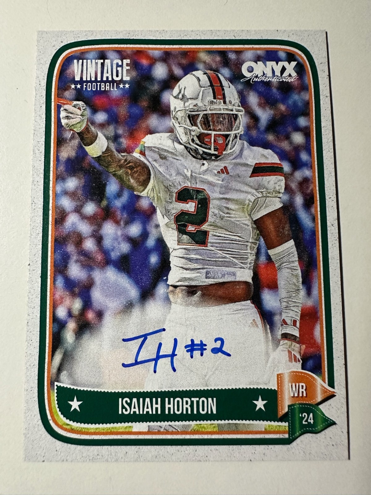 2024 Onyx Vintage Isaiah Horton Base Auto RC SP Texas A&M Qty 2024 Onyx Vintage Isaiah Horton Base Auto RC SP Texas A&M Qty