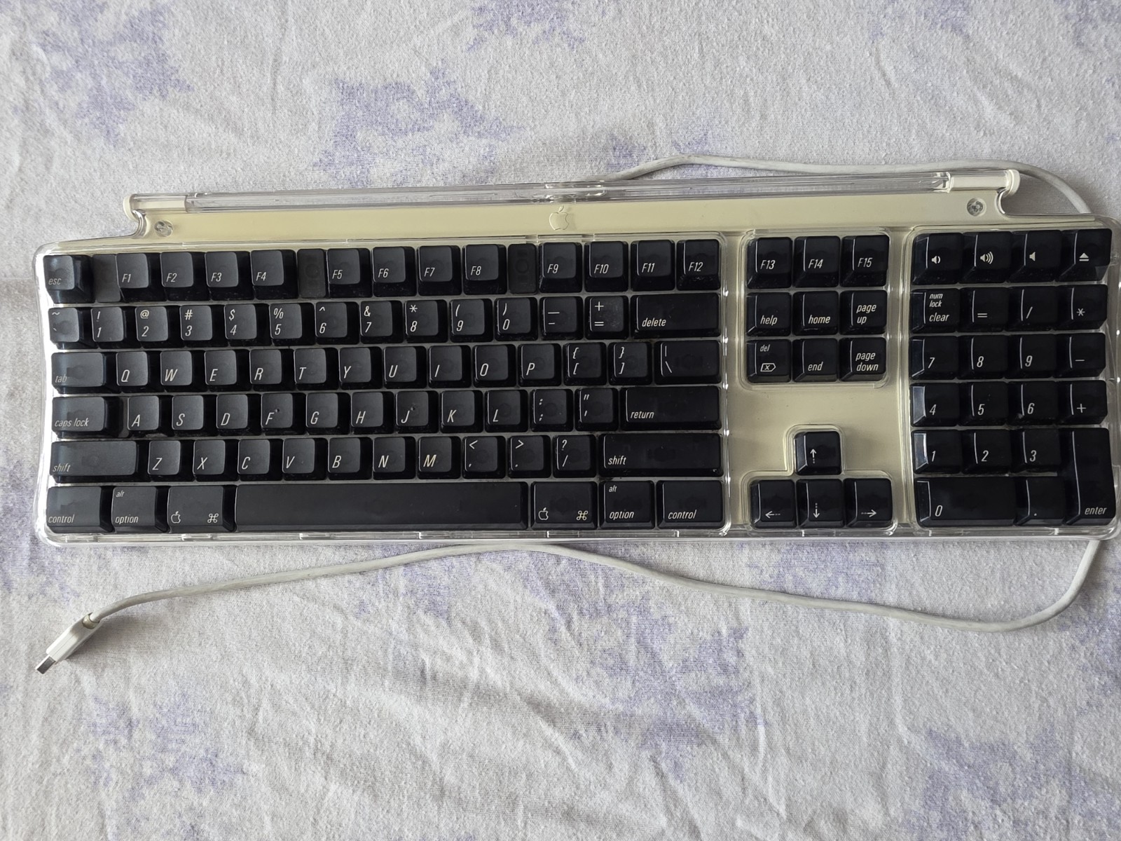 Great Find Apple Pro Keyboard M7803 USB (Black/Clear) – Tested Great Find Apple Pro Keyboard M7803 USB (Black/Clear) – Tested