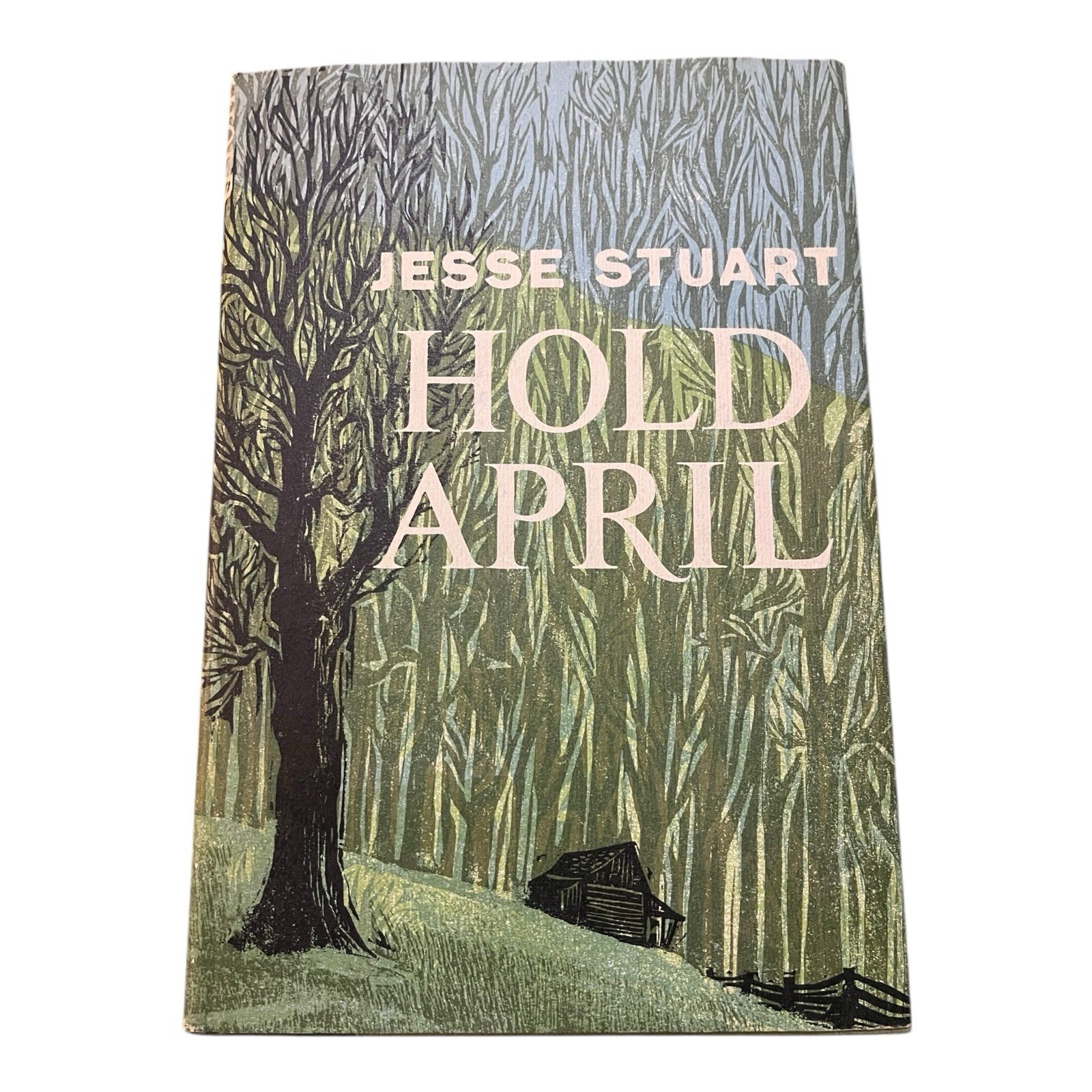 1st Ed 1962 Jesse Stuart HOLD APRIL Illustrated Collection of Poems Kentucky DJ