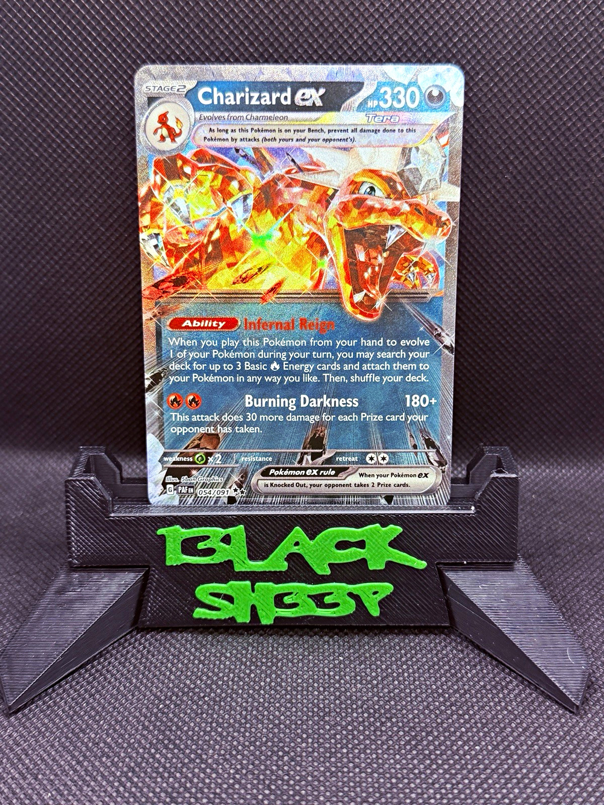 The Pokémon Company Charizard ex SV 054/091 Holo 330 HP ENGLISH 2024 NM The Pokémon Company Charizard ex SV 054/091 Holo 330 HP ENGLISH 2024 NM