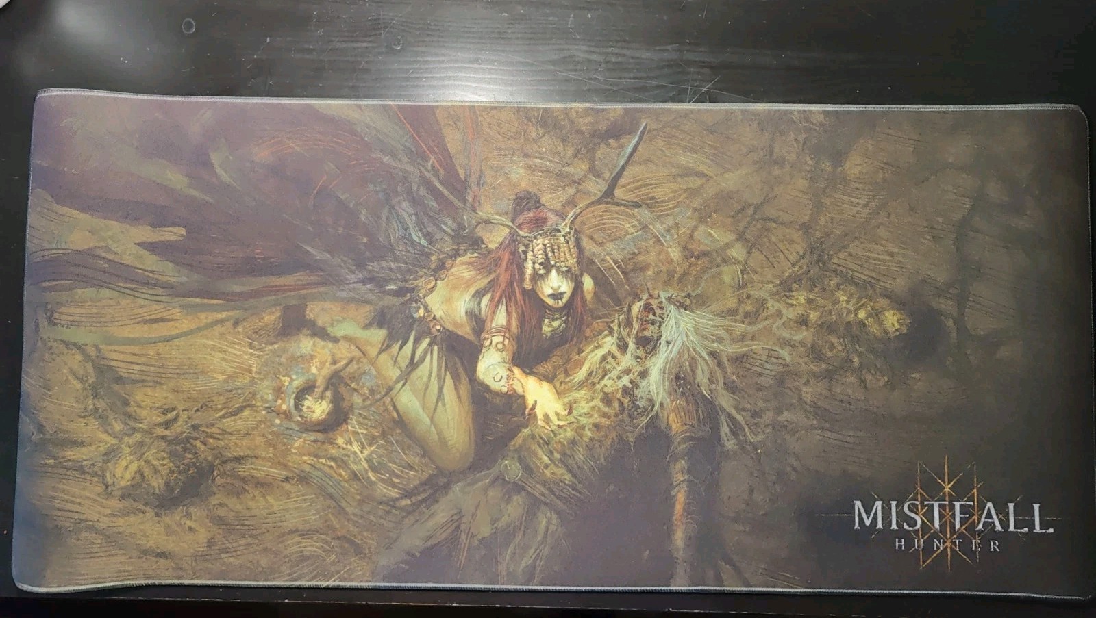 PAX West 2025 Mistfall Hunter Keyboard Mousepad Play Mat 34.5in x 15.5 in NEW
