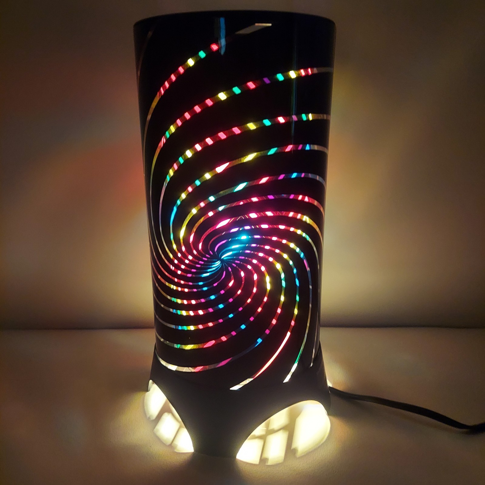 VTG Galaxy Light Motion Lamp Radio Shack RARE Psychedelic Spinning Color Wheel