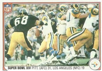 1983 Fleer Team Action #70 Super Bowl XIV SBXIV 1983 Fleer Team Action #70 Super Bowl XIV SBXIV