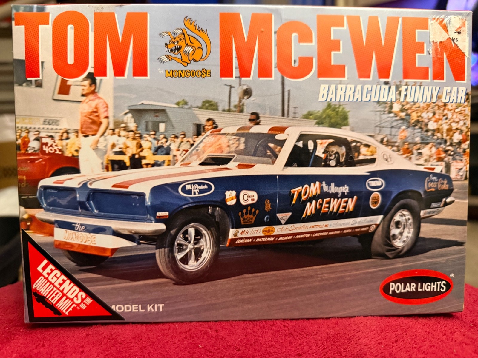 Polar Lights Barracuda Funny Car model kit