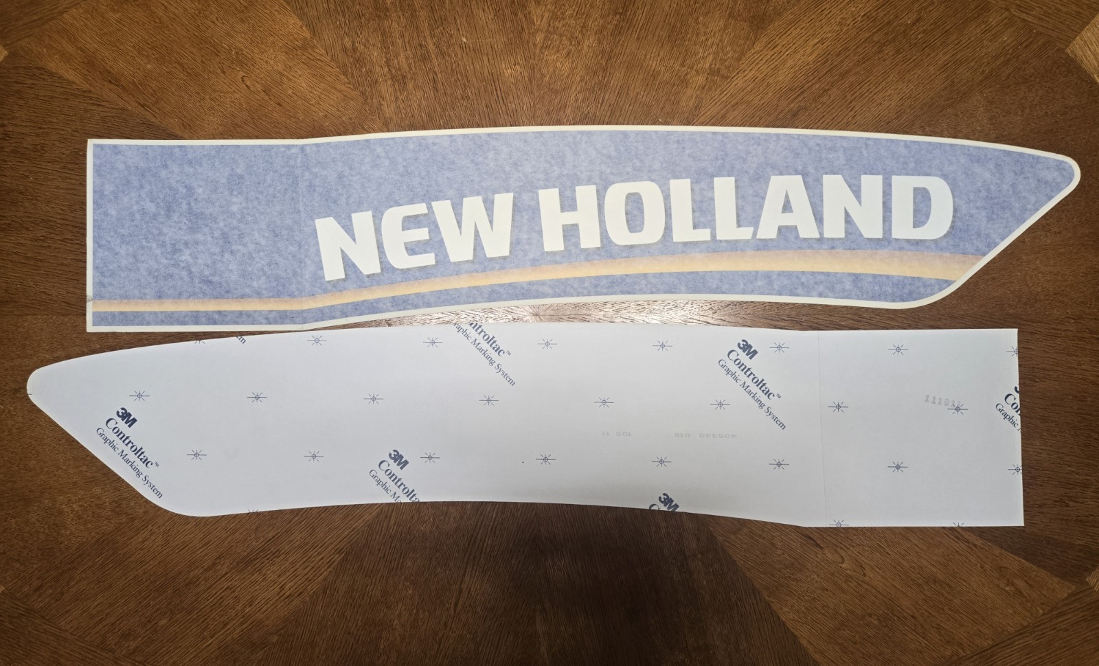 New Holland Yellow Strip Replacement Vinyl Decal Sticker - One Each Sale. New Holland Yellow Strip Replacement Vinyl Decal Sticker - One Each Sale.