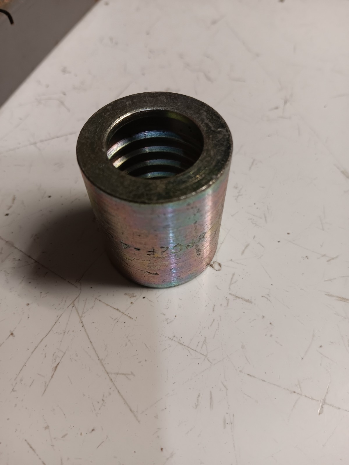 New Gates Hydraulic Crimp Hose Fitting Collar 8PC2F-4 Steel New Gates Hydraulic Crimp Hose Fitting Collar 8PC2F-4 Steel