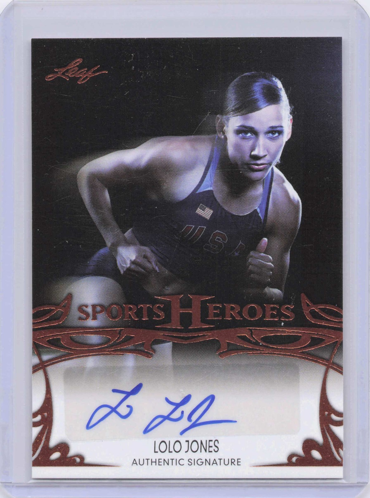 Lolo Jones 2012 Leaf Legends of Sport #BA-LLJ Auto Lolo Jones 2012 Leaf Legends of Sport #BA-LLJ Auto