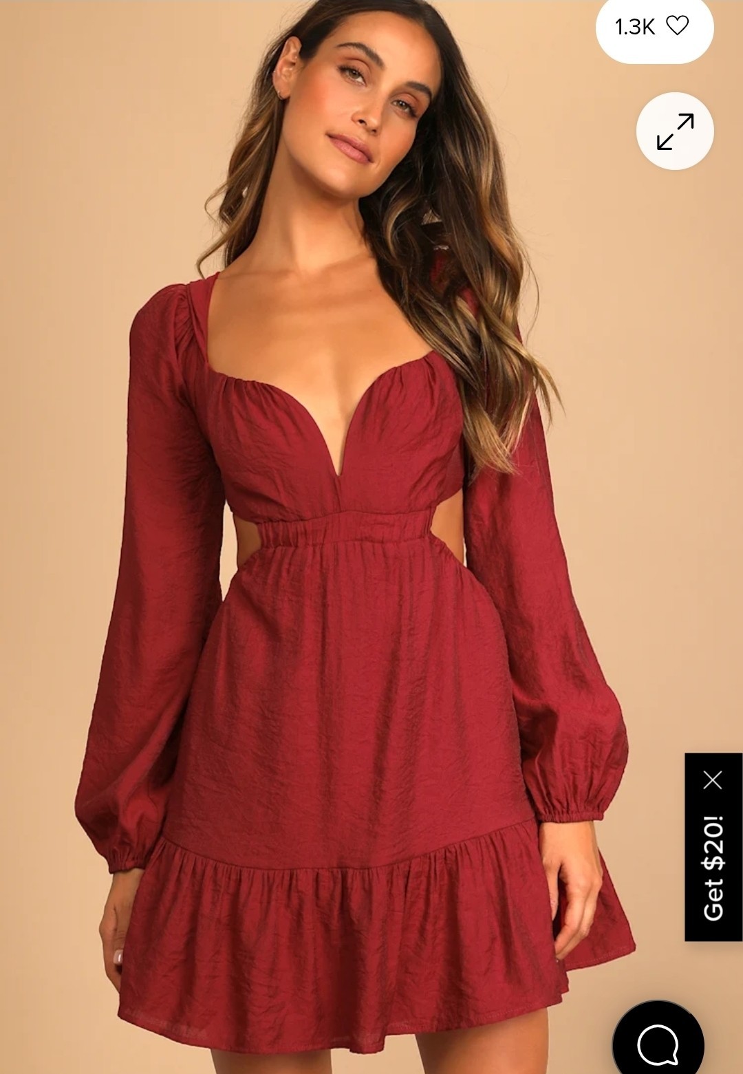 NWT Lulus Red Splendid Surprise Ruffle Mini Dress Lined Side Back Cut Outs Sz XS NWT Lulus Red Splendid Surprise Ruffle Mini Dress Lined Side Back Cut Outs Sz XS