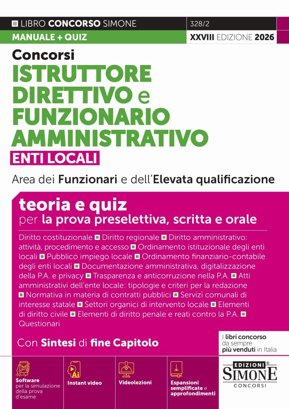 AA.VV. Concorsi istruttore direttivo e funzionario amministrativo. E (Paperback)