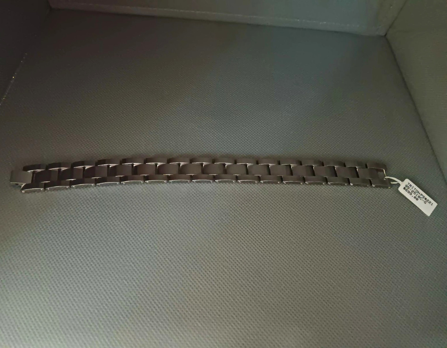 Triton Tungsten Carbide Link Bracelet