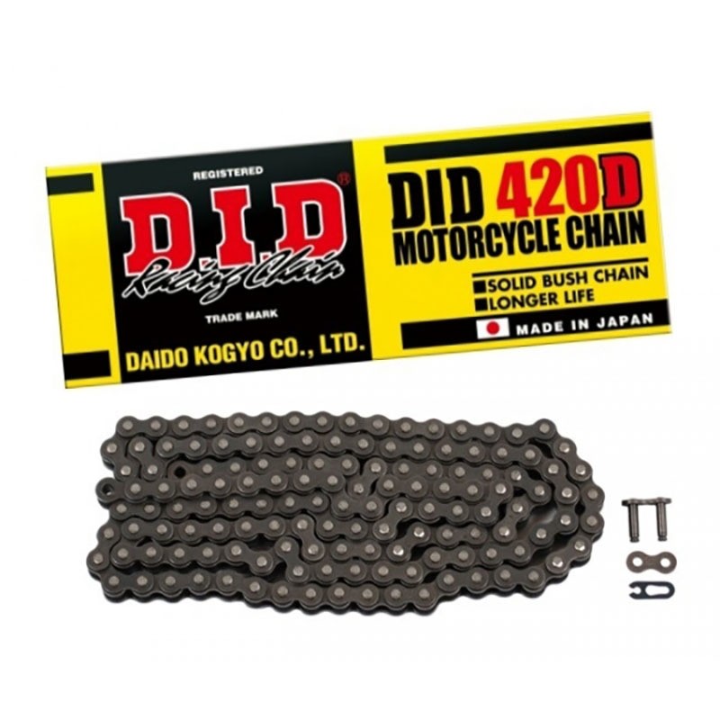 D.I.D 420X100RB Standard Non O-Ring Chain - 420 pitch / 100 Links