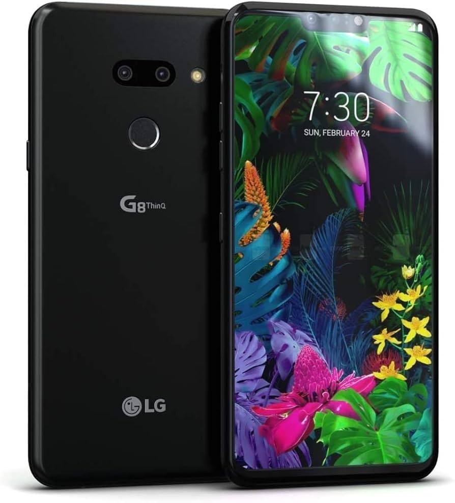 New LG G8 ThinQ LM-G820TM 128GB (T-Mobile + GSM Unlocked) Black SmartPhone