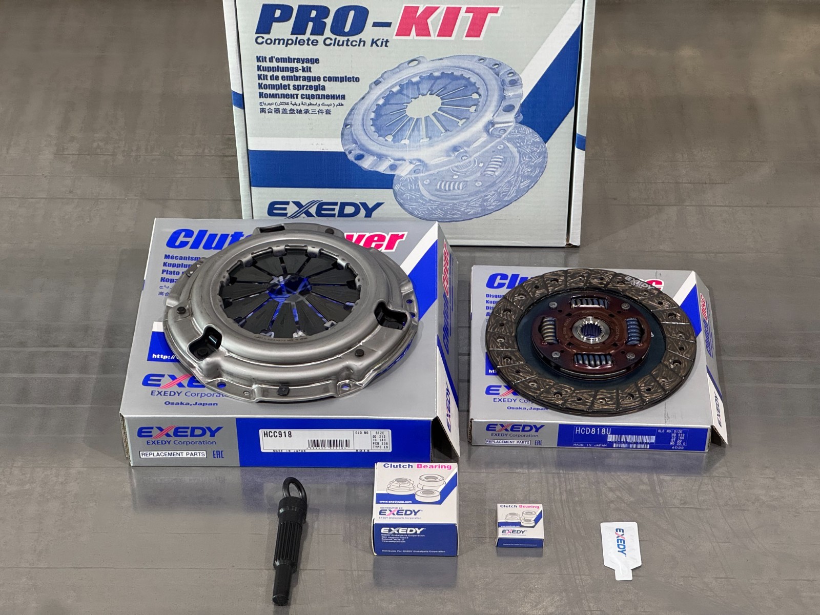 Exedy AUTHENTIC OEM 20-Spline Clutch Kit for 01-05 Honda Civic 1.7L KHC08