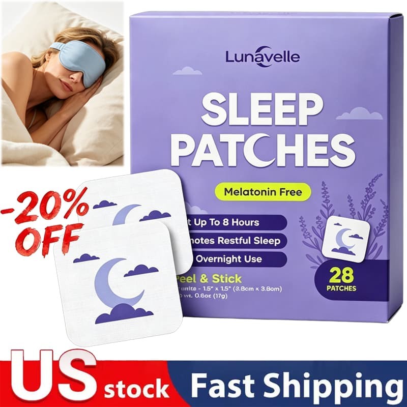 Lunavelle SLEEP PATCHES 28 Pieces Natural Lavender Fast-Acting Deep Sleep Patch