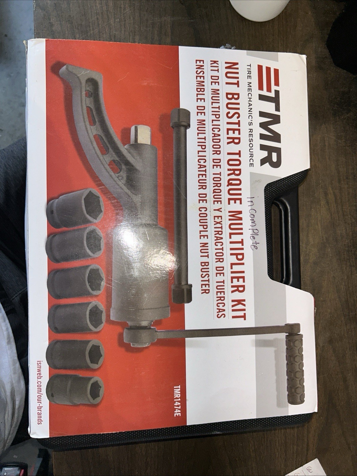 (CT) New Incomplete Tire Mechanic\'s Resource CHT1474E-6ISN Nut Buster