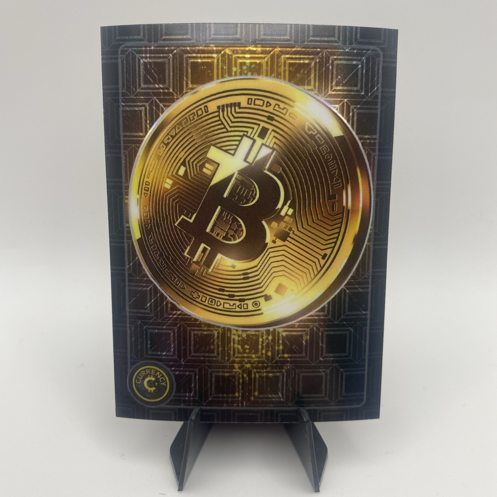 2025 Cardsmiths Currency Series 5 BITCOIN #86 Black Onyx Gemstone Refractor 1/1