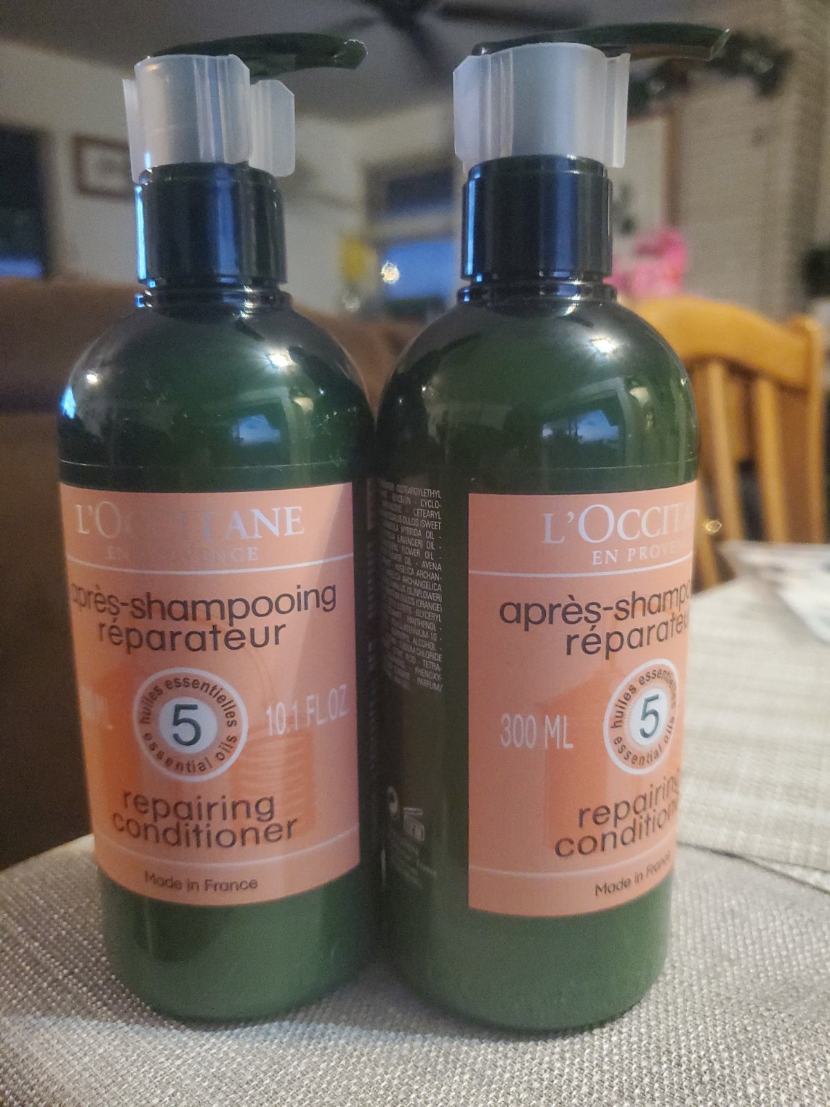 Lpt Of 2 L\'Occitane 5 Essential Oils Repair Conditioner- 10.1 Fluid Ounce Lpt Of 2 L\'Occitane 5 Essential Oils Repair Conditioner- 10.1 Fluid Ounce