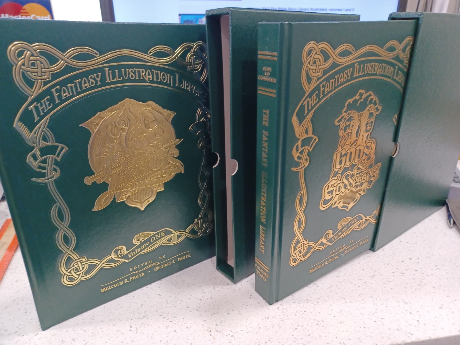 FANTASY ILLUSTRATION LIBRARY: LANDS & LEGENDS Vol I  /  GODS & GODDESSES  Vol II