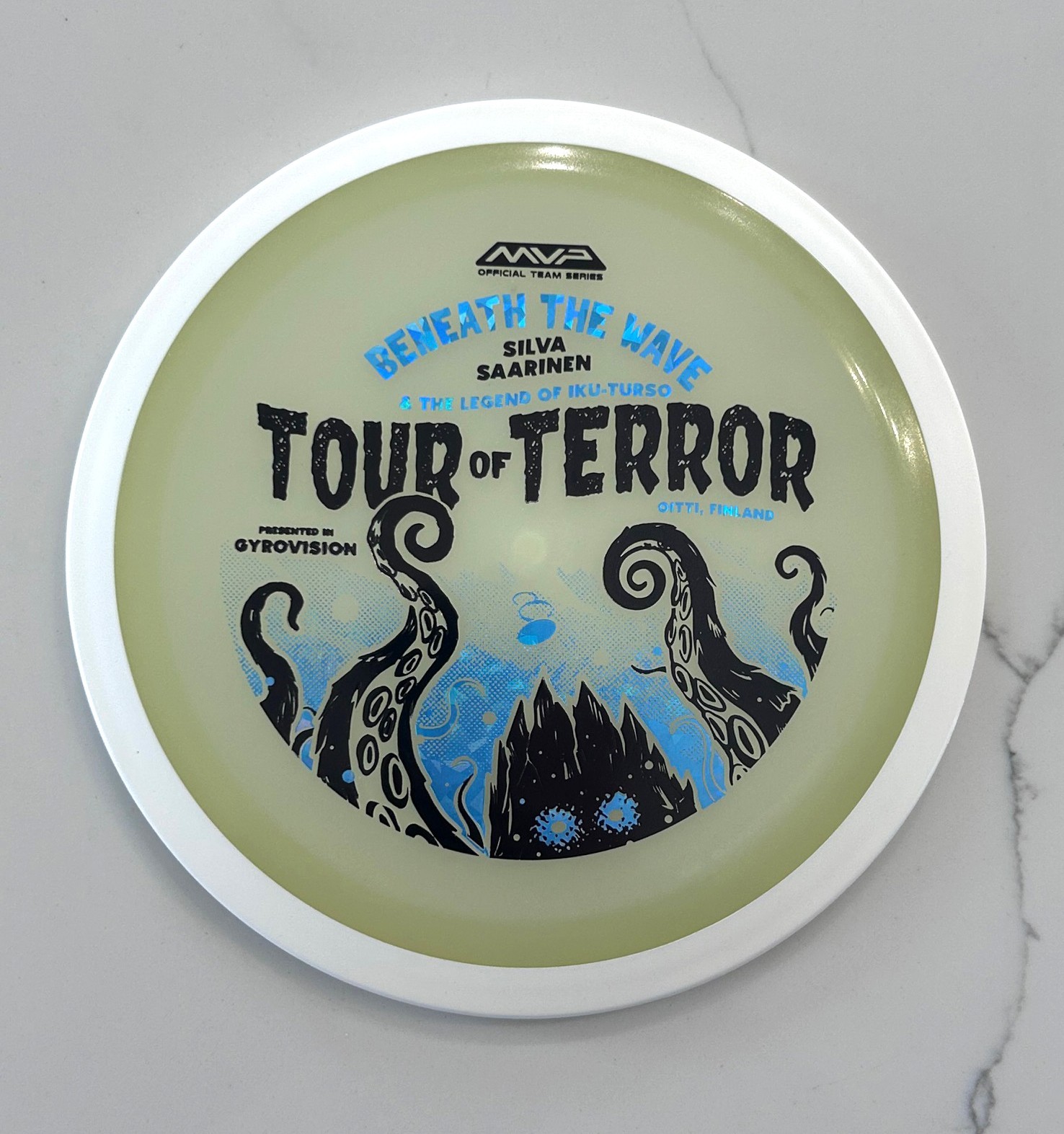 MVP TOUR OF TERROR ECLIPSE WAVE SILVA SAARINEN SE - GLOW - RARE STAMP