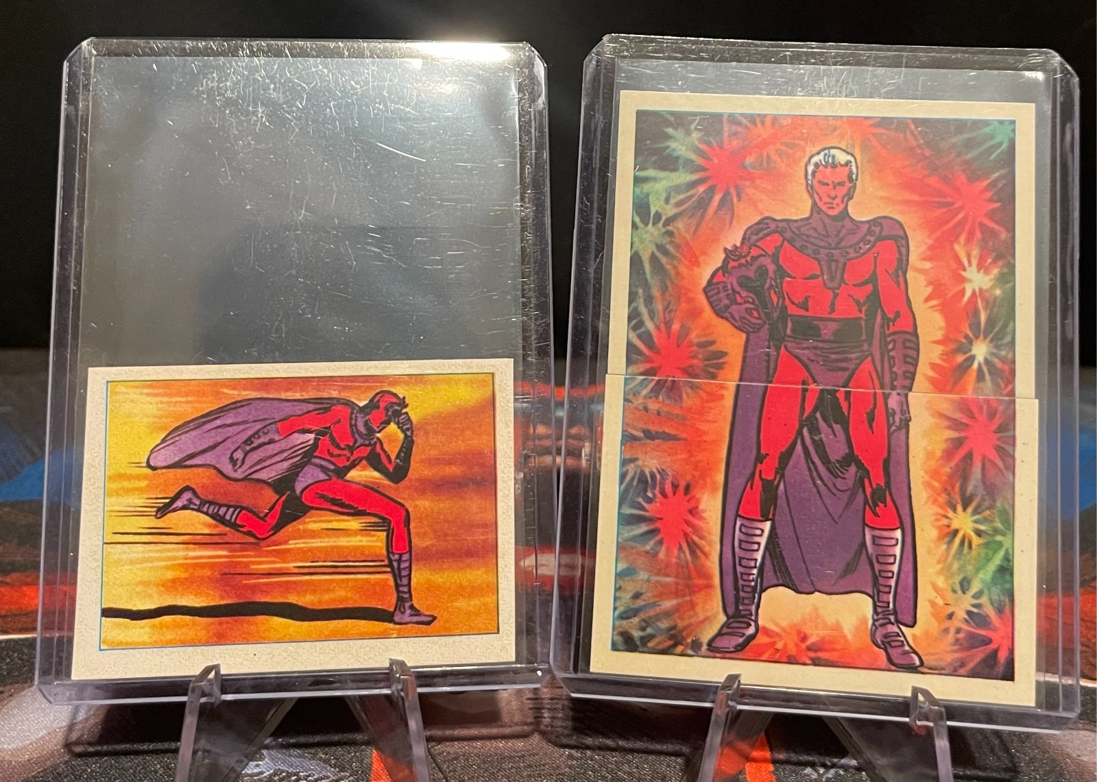 1984 Marvel Super Heroes Secret Wars Stickers Magneto Rookie (RC) 1st Appearance