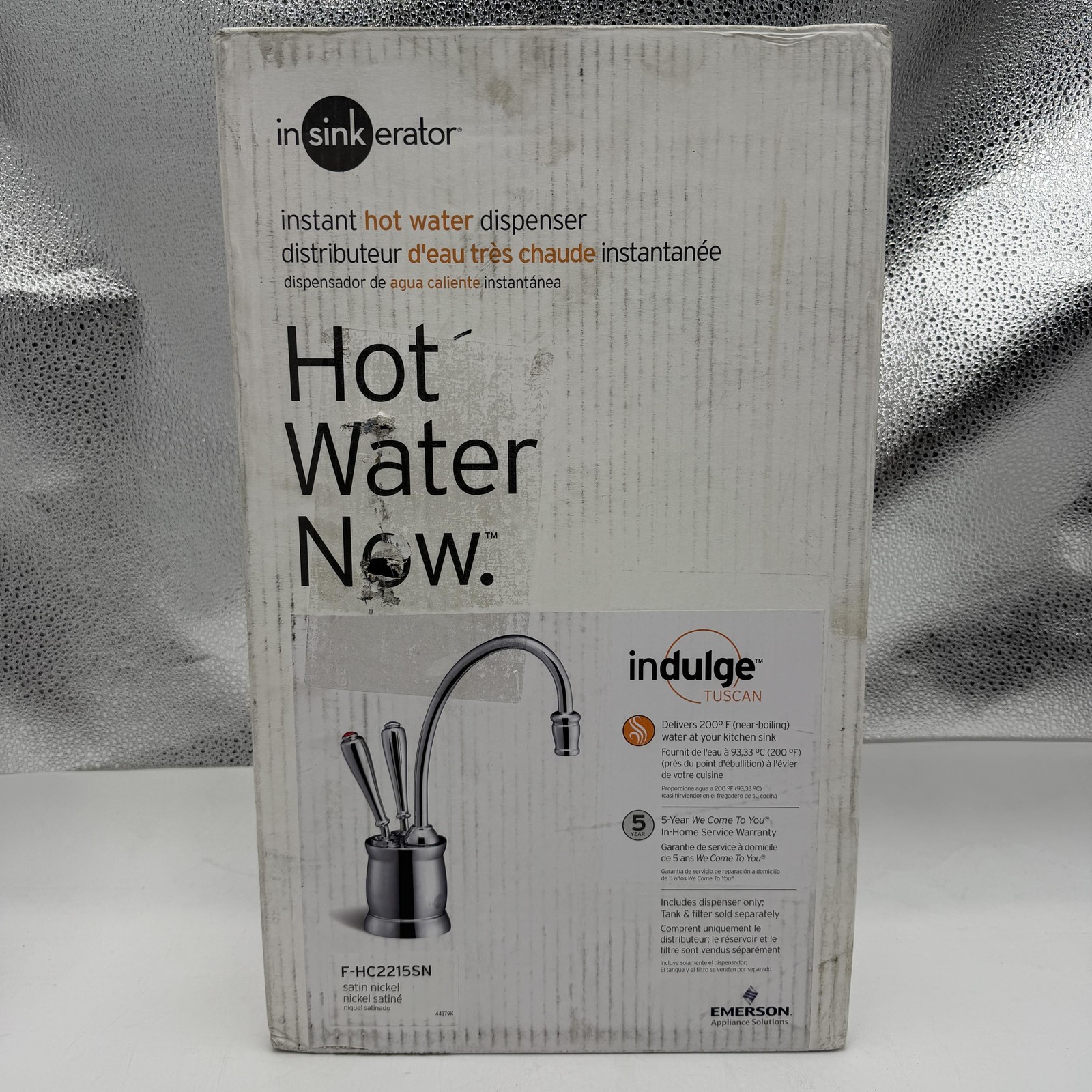 InSinkErator Tuscan Instant Hot & Cold Water Dispenser, F-HC2215SN, Satin Nickel