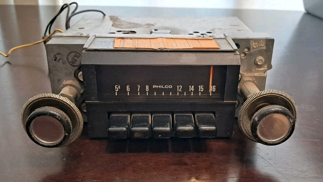 1971 Ford F-Series Philco AM Radio D1TA UNTESTED Pickup Truck OEM