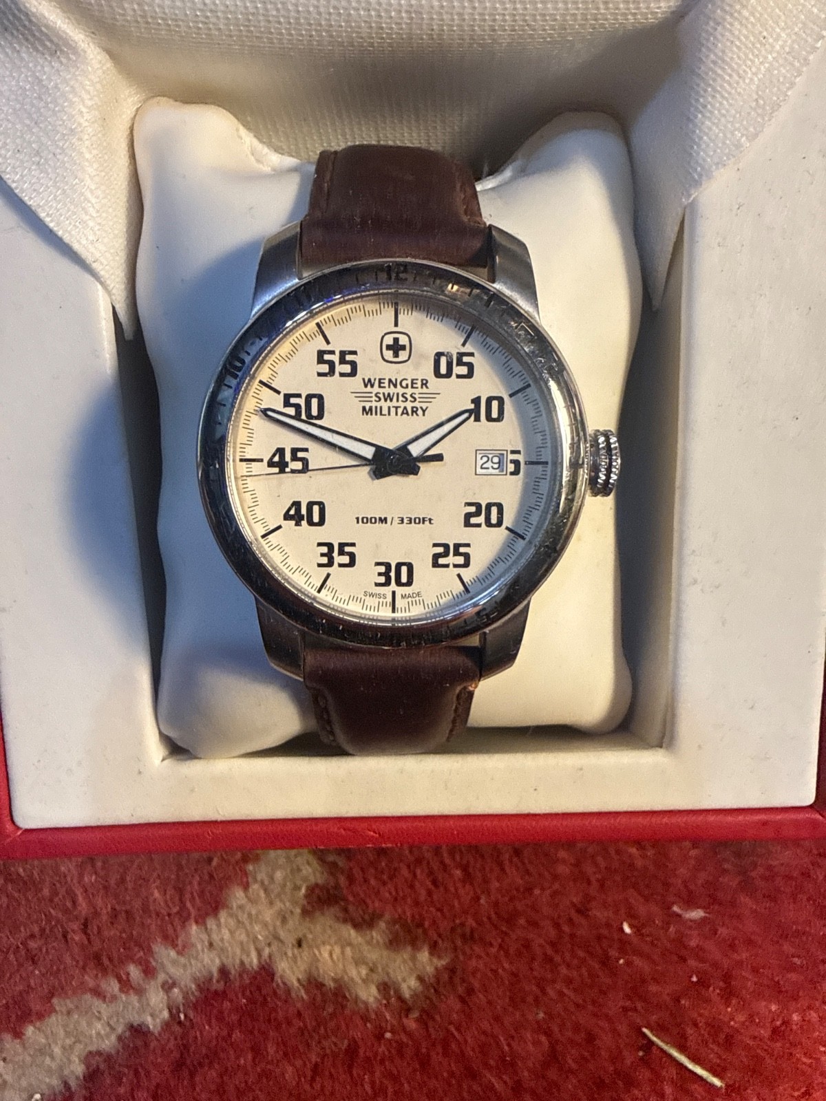 wenger swiss rallye classic military watch