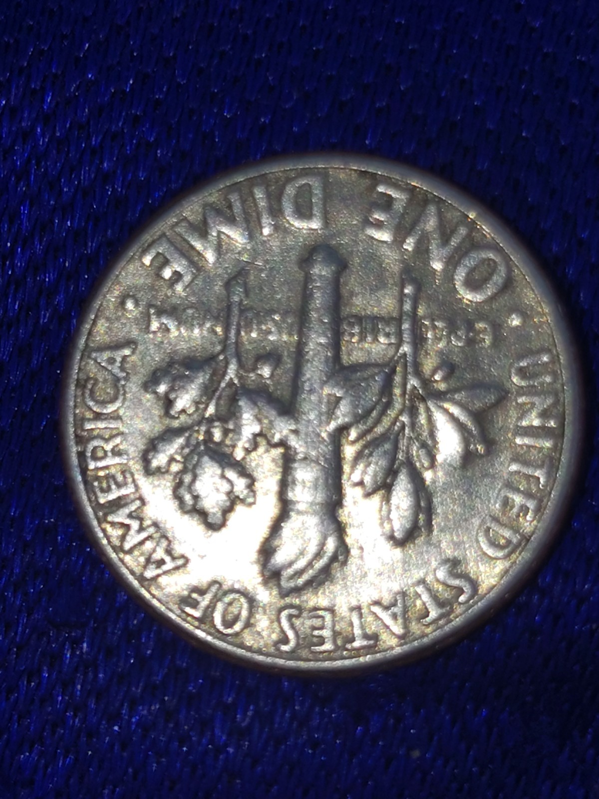 1977 D Dime Letters On Rim Error 1977 D Dime Letters On Rim Error