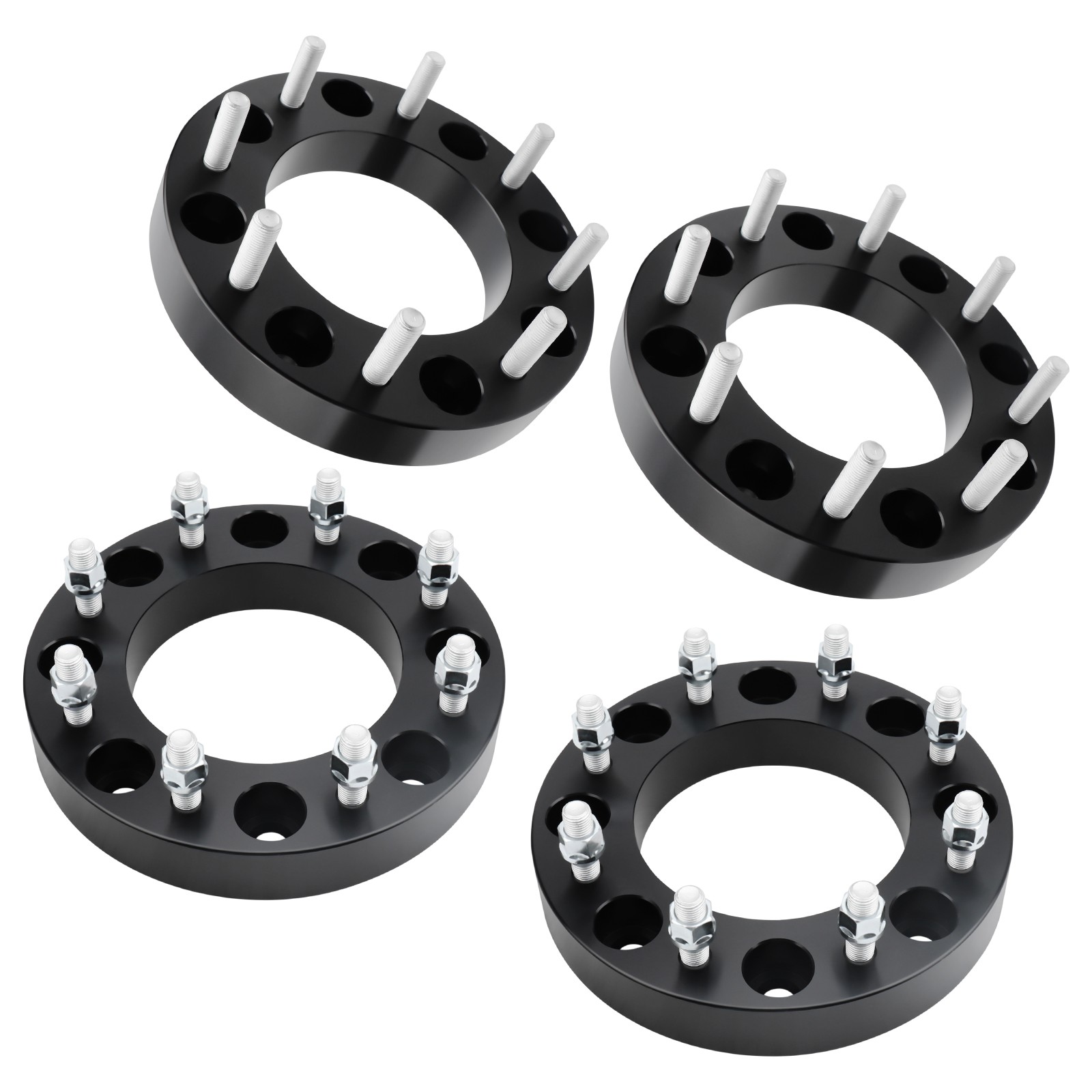 DRIVESTAR 4Pcs Wheel Spacers 8x200mm 142mm M14x1.5 1.5in For Ford F350 Ram DRW