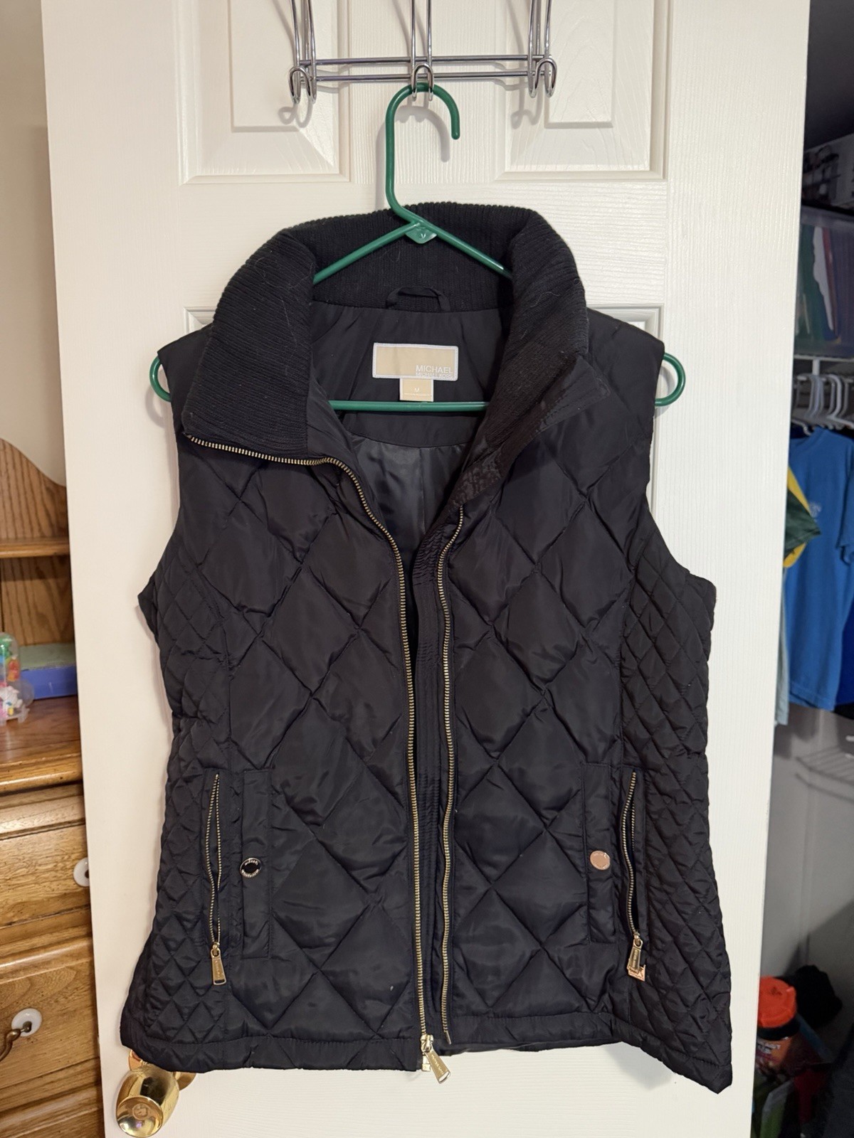 Michael Kors Women\'s Diamond Quilted Puffer Vest Size Medium