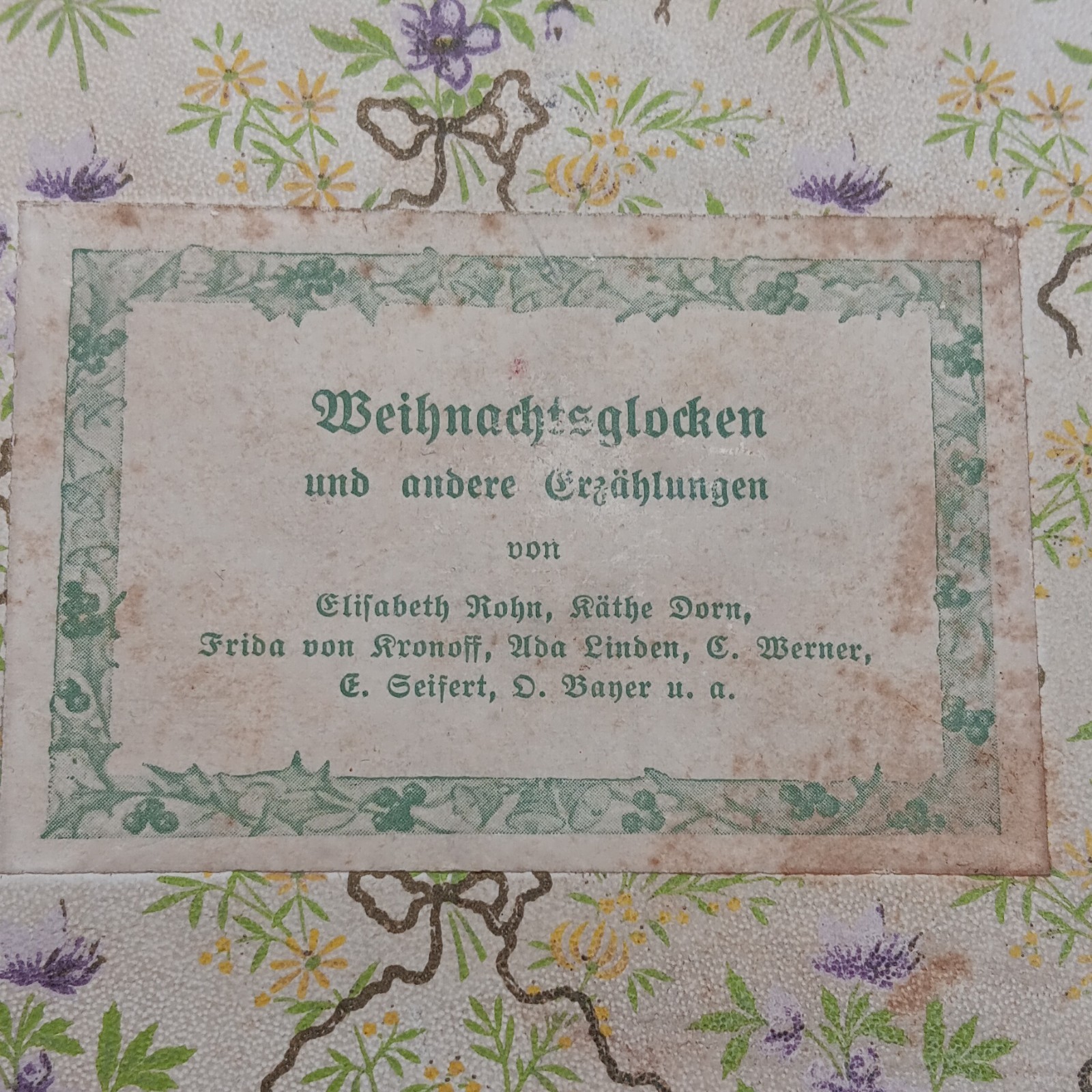 Weihnachtsglocken und andere Erzählungen Hardcover German Inscribed Weihnachtsglocken und andere Erzählungen Hardcover German Inscribed