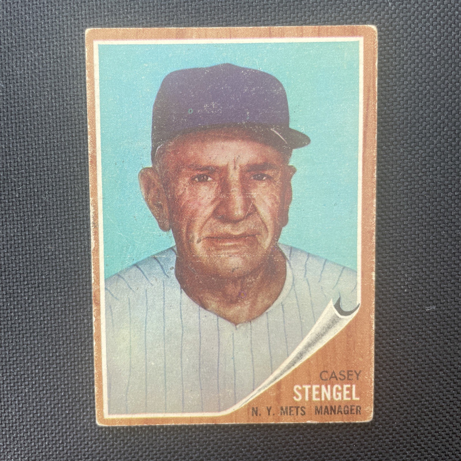 1962 Topps #29 Casey Stengel New York Mets Manager