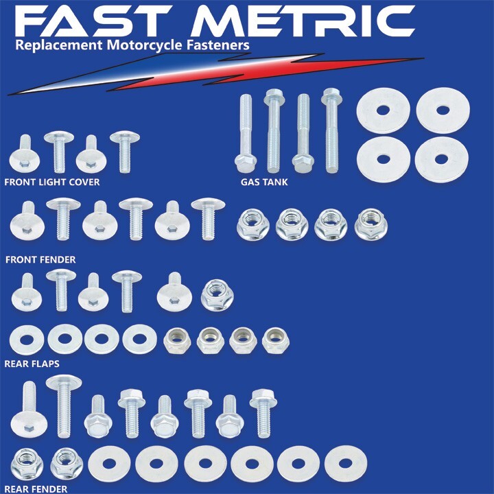 1988-2006 Yamaha Blaster ATV Plastics & Body Bolt Kits-EVERY Fastener you need