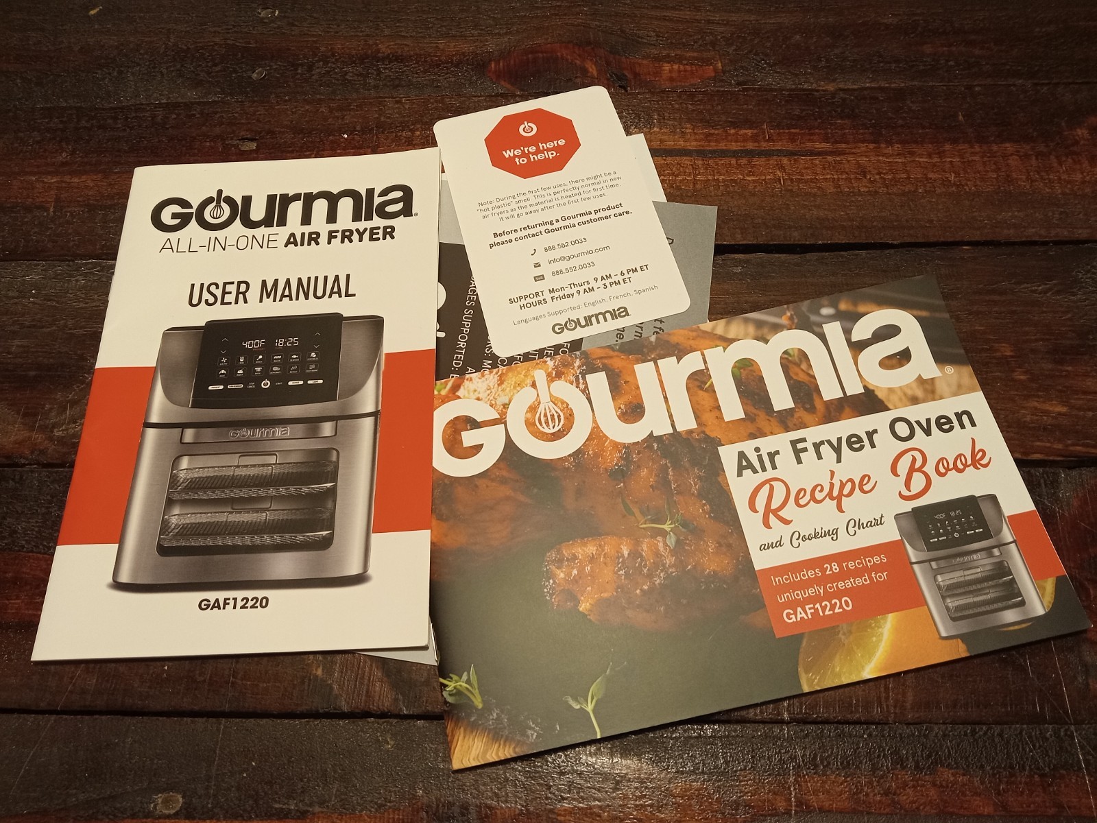 Gourmia all in one Air fryer user manual GAF1220 Gourmia all in one Air fryer user manual GAF1220