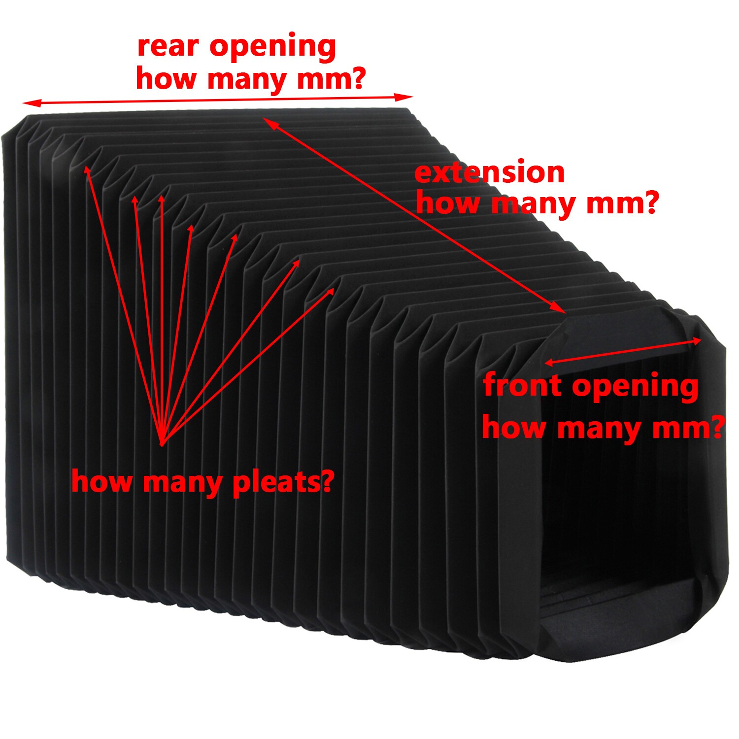 Professional Custom Replacement Bellows for 8x10 Large Format Film Camera DIY