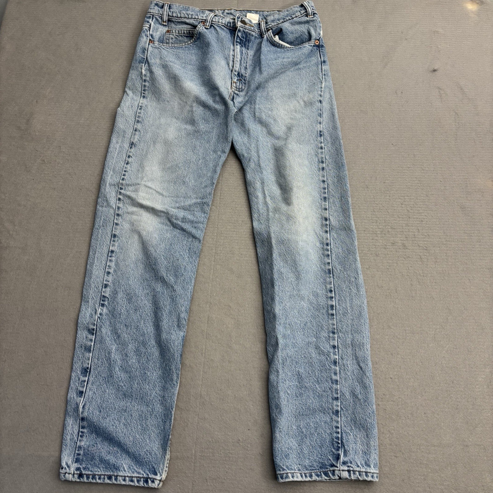Vintage Levi’s 505 Jeans Mens 33x32 90s Blue USA Made Orange Tab Straight Leg Vintage Levi’s 505 Jeans Mens 33x32 90s Blue USA Made Orange Tab Straight Leg
