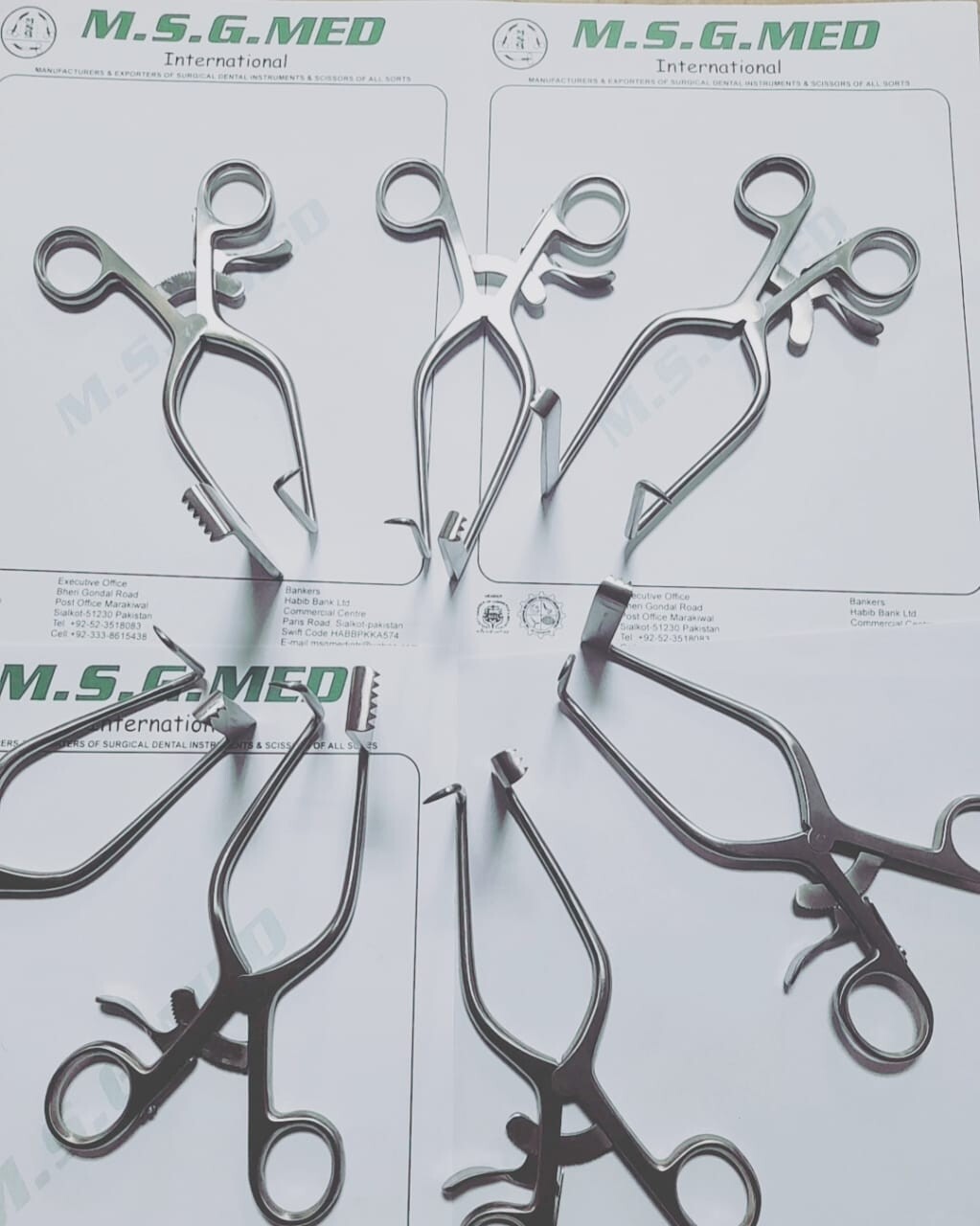 Orthopedic Laminectomy Meyerding Self-Retaining Retractors 18cm Stainless 4PCS 