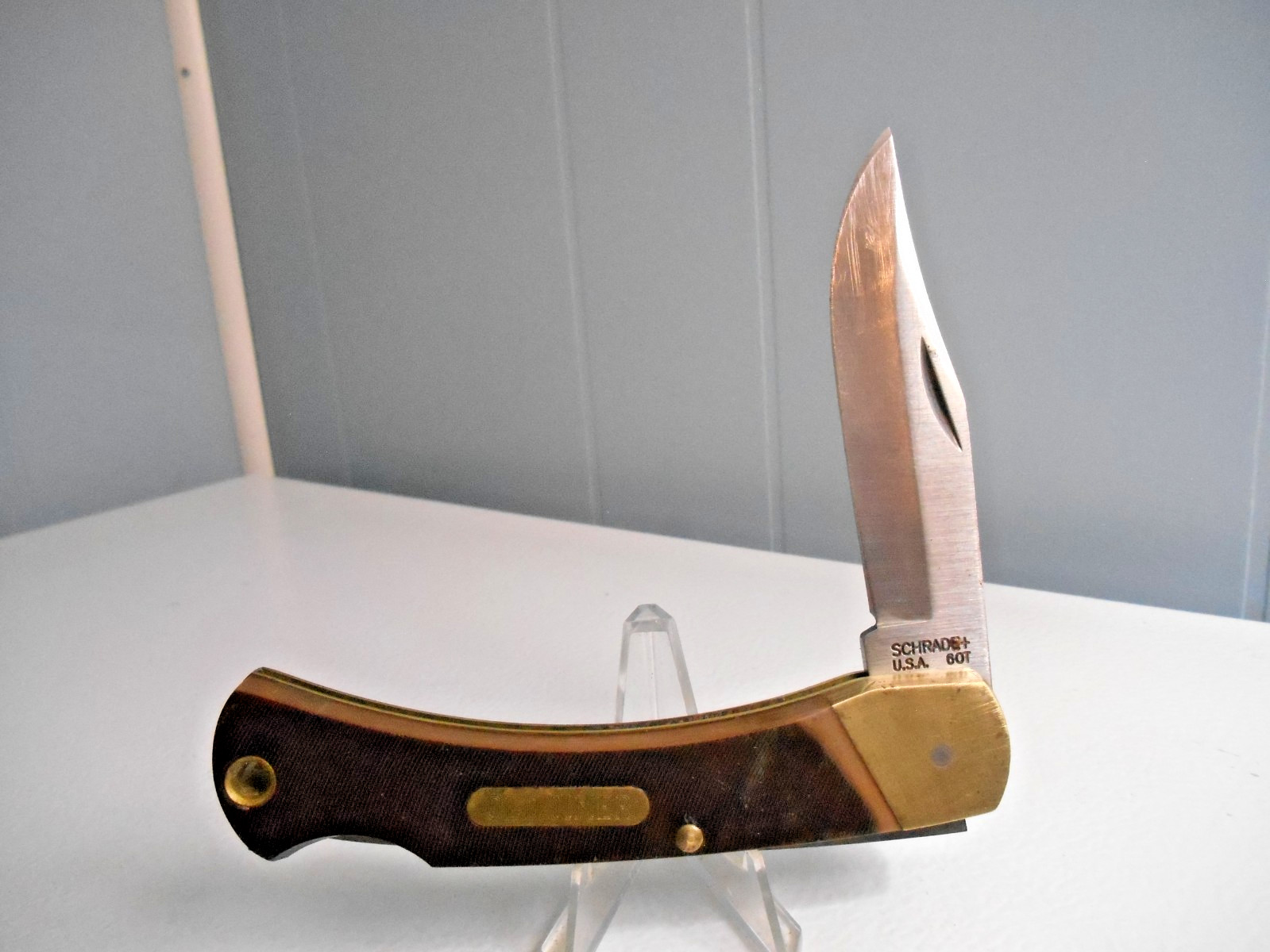 VINTAGE SCHRADE+ USA 6OT OLD TIMER LOCKBACK POCKET KNIFE VINTAGE SCHRADE+ USA 6OT OLD TIMER LOCKBACK POCKET KNIFE