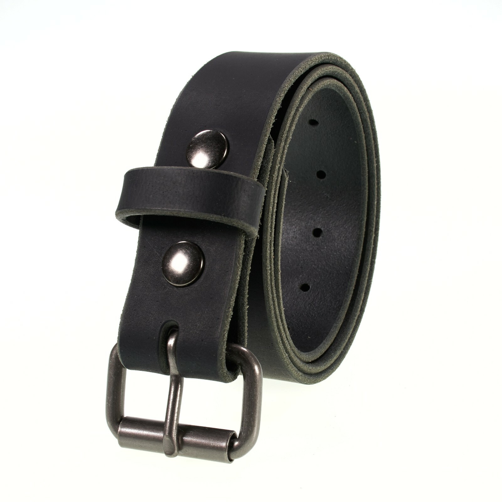 Men's Buffalo Leather Belt, 1 1/4