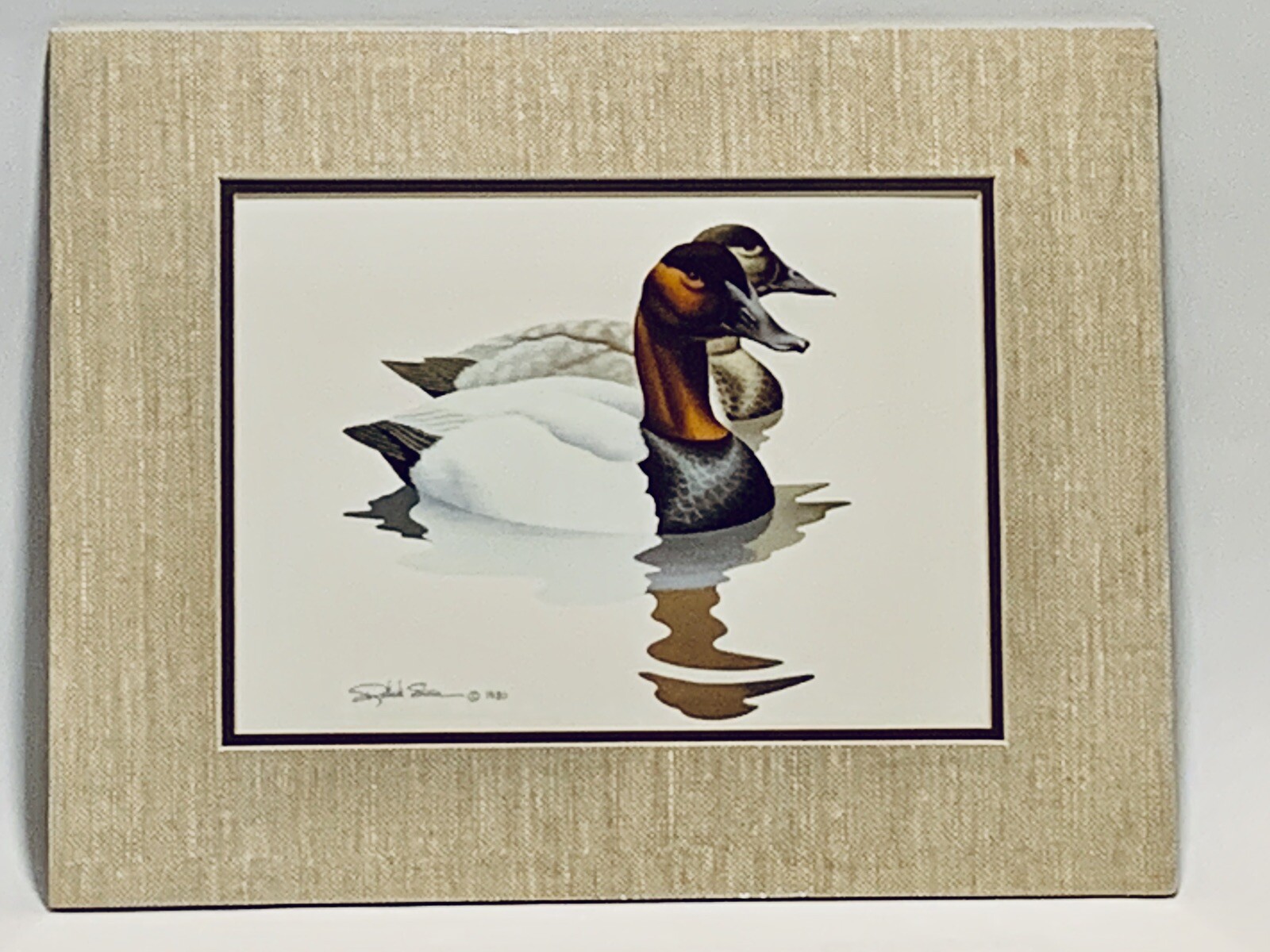 Marvelous Vintage In Plastic Wrapp Limited Print Painting By Richard Sloan 1980