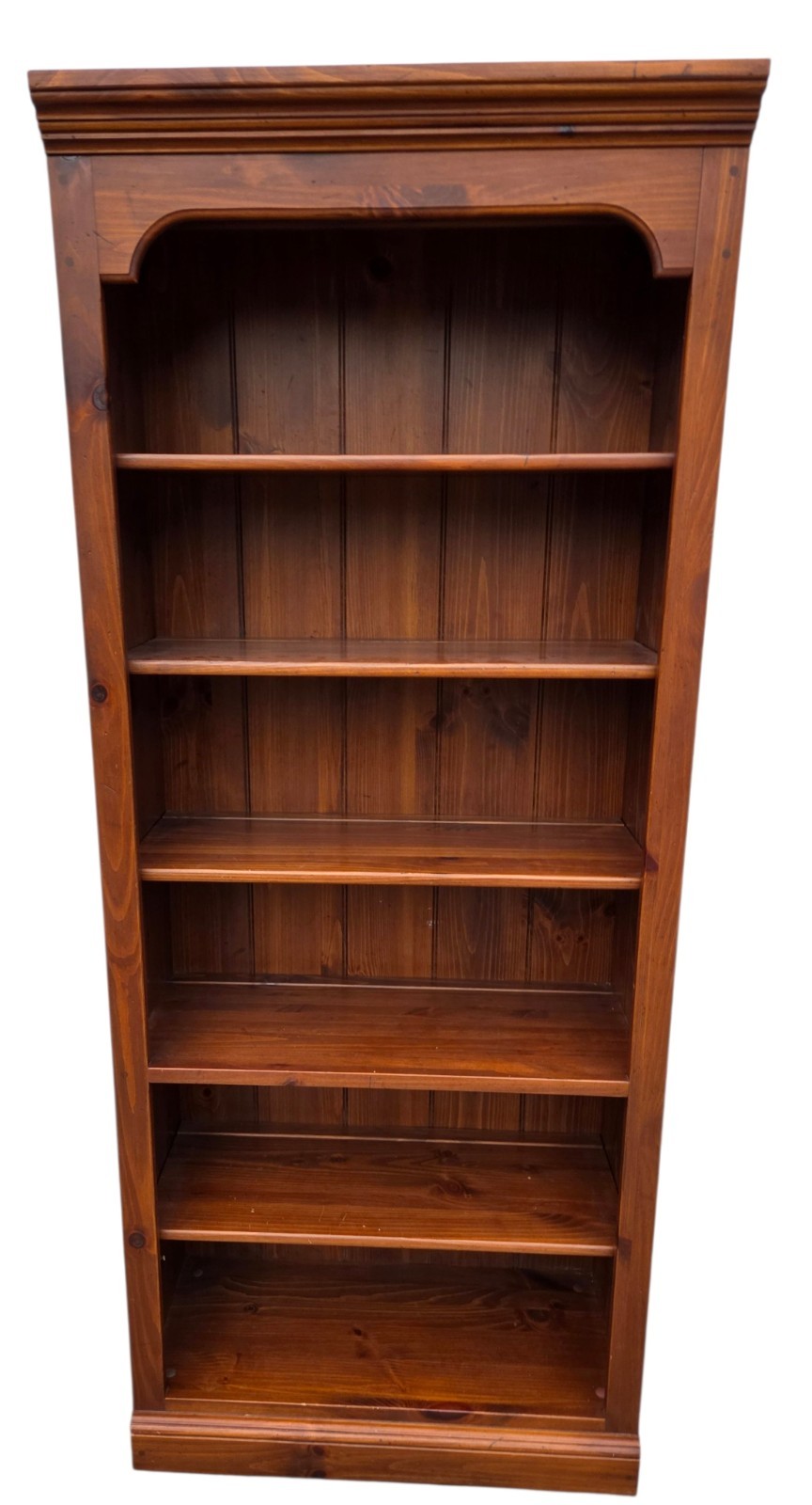 Ethan Allen Country Craftsman Bookshelf Cabinet Shelf Display Knotty Pine Hutch
