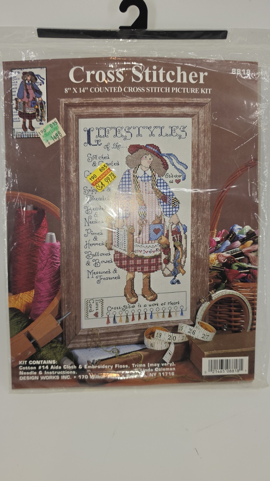 Design Works #8818 - Cross Stitcher - Counted Cross Stitch Kit