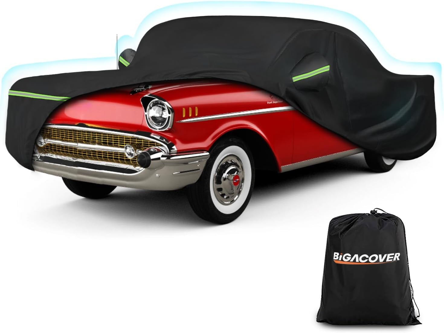 Heavy Duty Waterproof Car Covers for 1950-1957 Chevrolet Bel Air/150/210 Sedan/C
