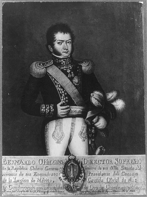 Photo:Bernardo O\'Higgins Chilean General Portrait 1810s Republic of Chile