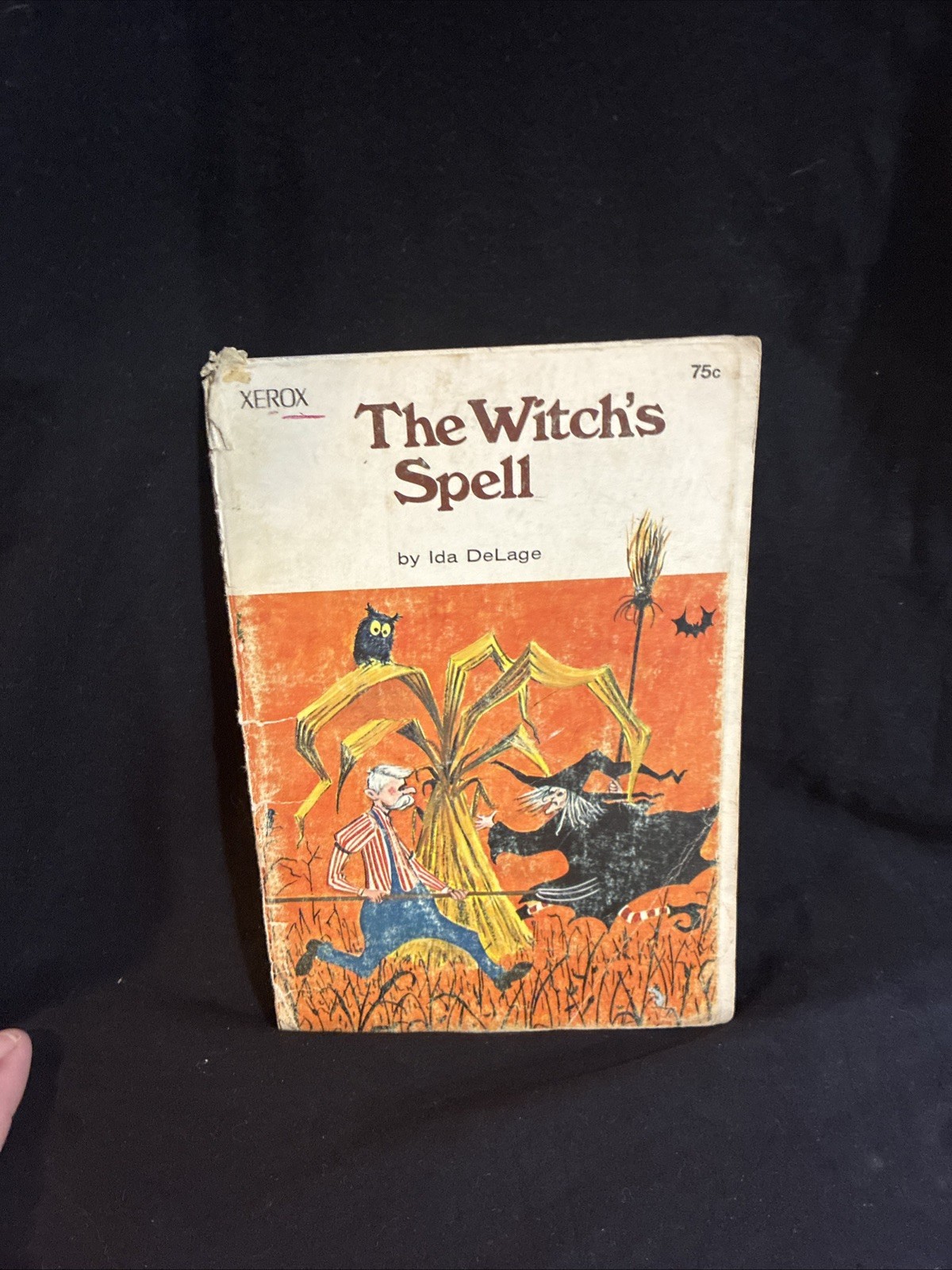 The Witch\'s Spell Ida DeLage 1966 Softcover Xerox Education Book Illustrated S8