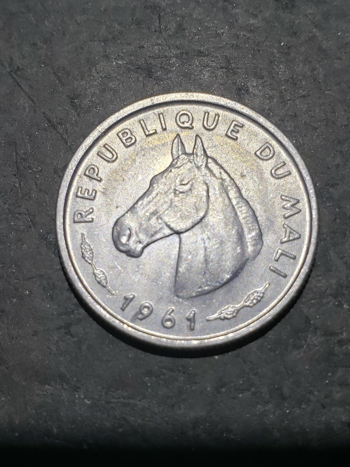 1961 Mali 10 francs, Horse, Animal Wildlife Coin  ***Uncirculated***